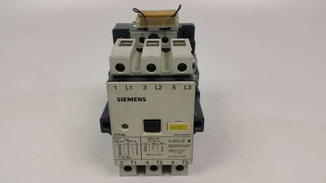 Siemens 3TF4822-0AP0, Contactor, 3TF48220AP0, 3-pole, AC-3, 37kW, 400V/380V