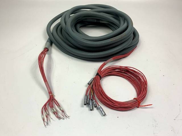 20m Machine Cable 8-core Connectors and Corrugated Hose for Control Cabinets
