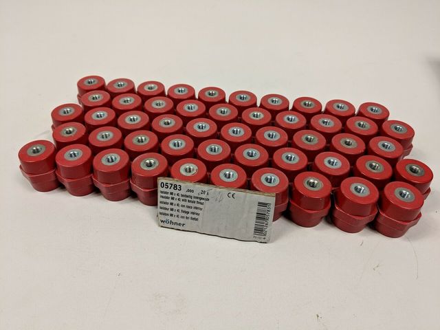 40x Wöhner Insulator 05780 Insulating Bushings M8x40 Assortment