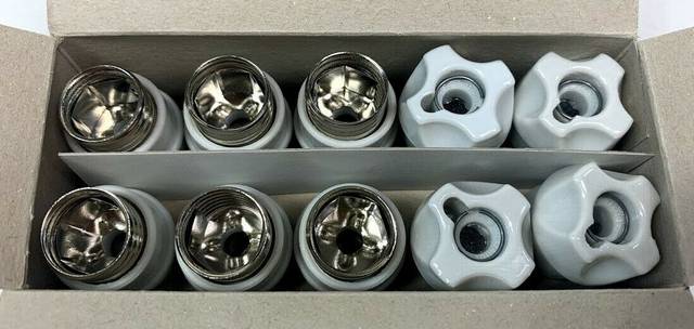 20 Neozed D02 Screw Caps E18 63 A with Test Hole