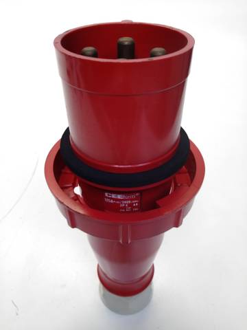 CEE Form Plug 4 Pin 125A 380V 3P+E 249 847 206