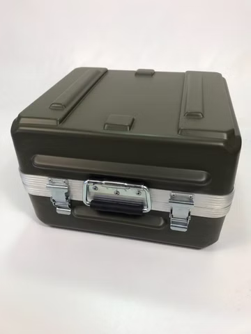 Koffer Transportkoffer Hardcase Werkzeug Labor 38x35x25cm Fa. Bruker Behälter GC