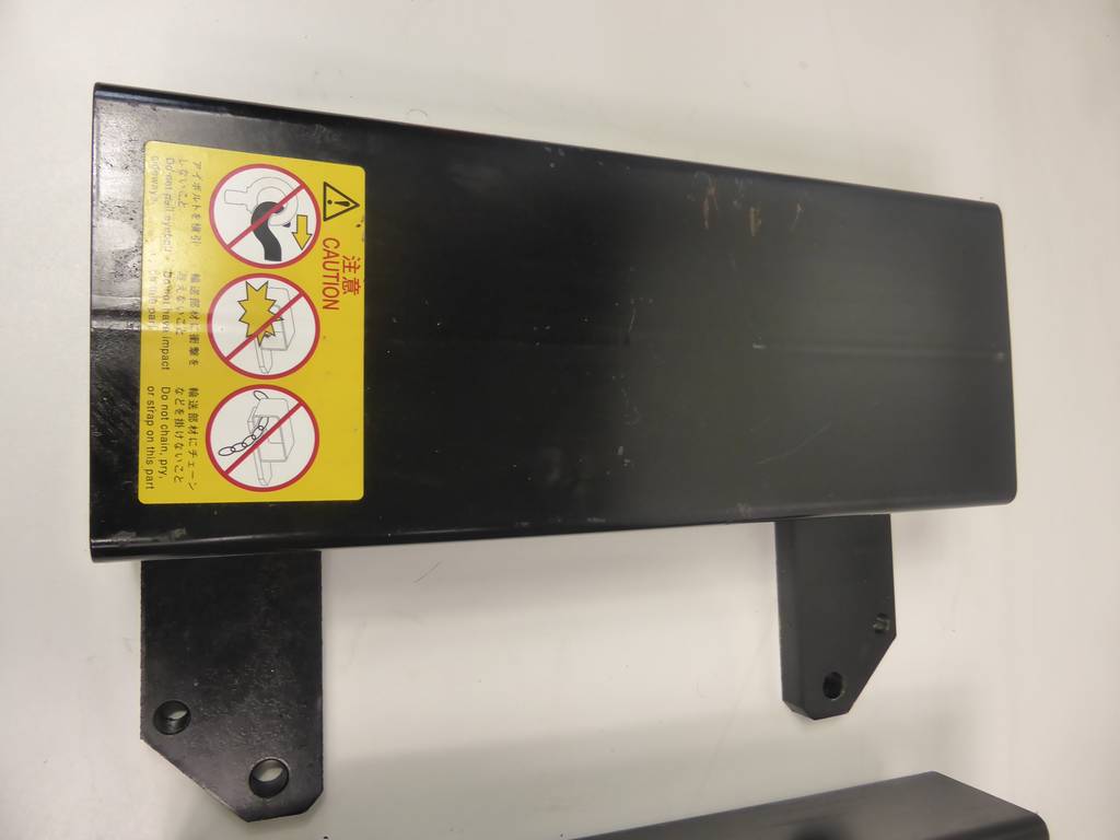 Universal-Einfahrtaschen für Gabelstapler Gabelzinken Vorderansicht