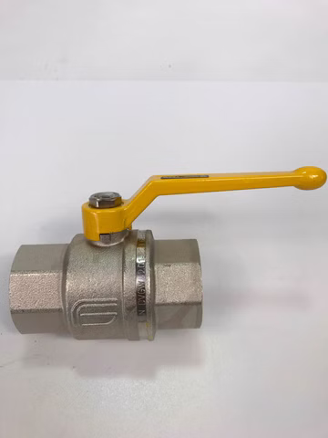 Messing Vernickelt Kugelhahn Venus DVGW 2" Gewinde EN331 0601GG09