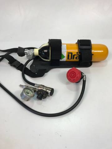 New Breathing Apparatus PA 90 Dräger Oxygen 300 bar Compressed Air Respirator PA90 EN137