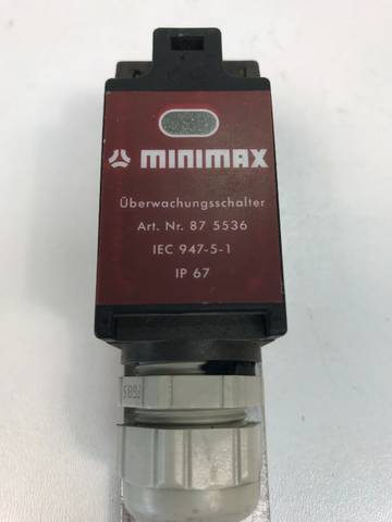 Monitoring Switch Art. 87 5536, Minimax with Bracket 875536