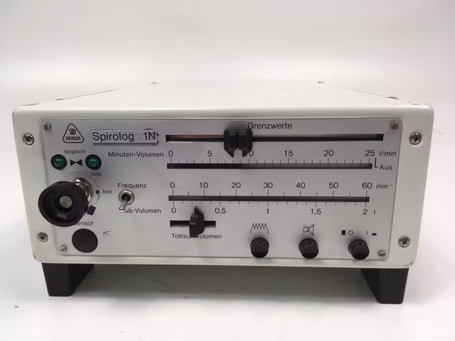 Dräger Spirolog 1N Atemvolumenmessung Druckmessung