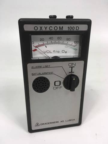 Drägerwerk oxygen meter Oxycom 100D oxygen monitor