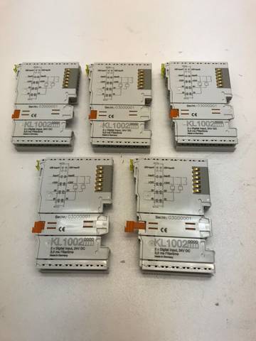 5x Beckhoff KL1002