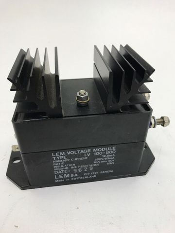 Преобразователь напряжения, LEM VOLTAGE MODULE, LV 100-800, 12,5mA 800V/50mA