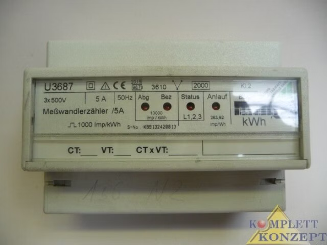 Gossen Metrawatt Camille Bauer U 3687 Transducer Counter