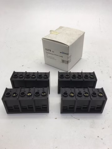 5x Doppelklemme zum Weiterschleifen 2x35mm2 Art.Nr. 102013 Wöhner Tytan II