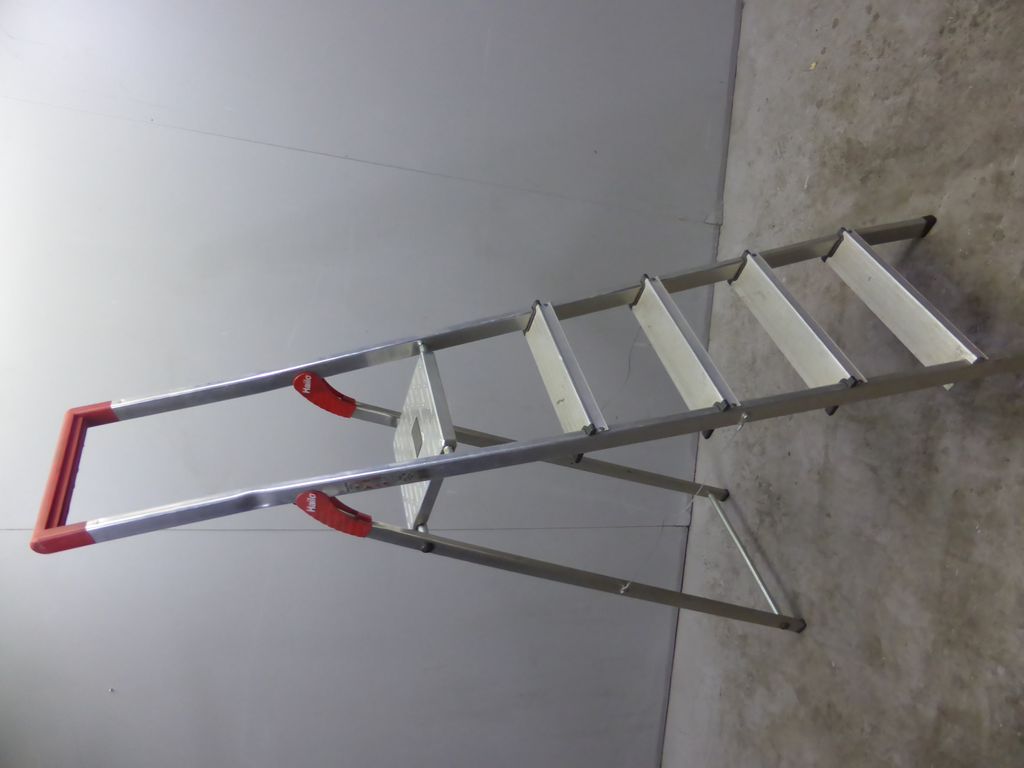 Hailo SuperStep 8935 Alu Stehleiter Leiter 5 Stufen Haushaltsleiter