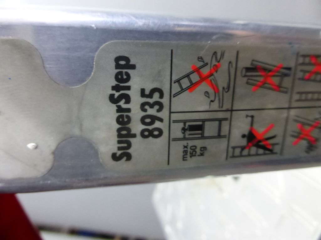 Hailo SuperStep 8935 Alu Haushaltsleiter detail