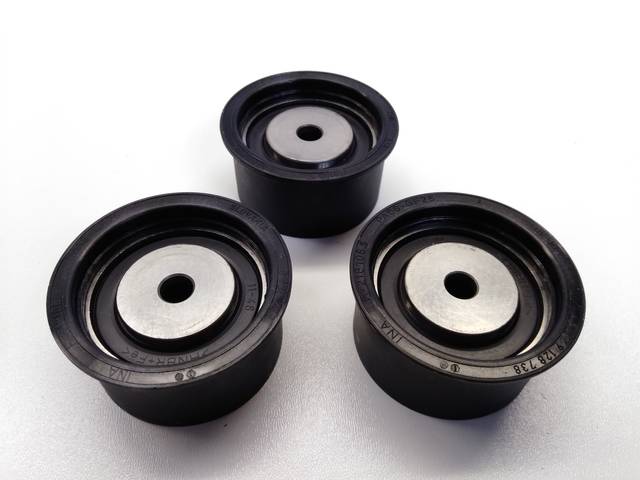 GM 9128738 Roller Set Deflection Rollers Tensioner Rollers Opel – 3x