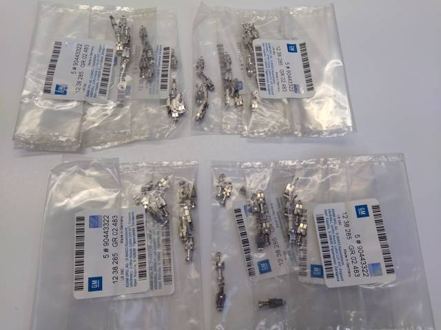 55x Original GM 90443322 Contact Springs 1.5 - 4.0mm Opel 1238285