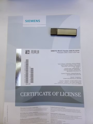 Siemens 6AV6613-4FG01-3AD0 WinCC flexible 2008 Runtime Powerpack 2048 > 4096
