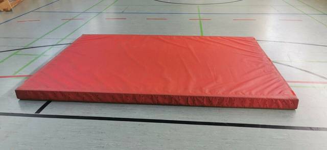 Мат для приземления 3 x 2m, спортивный мат, гимнастический мат, красный 13cm h, Orig. Reuther Np669 €
