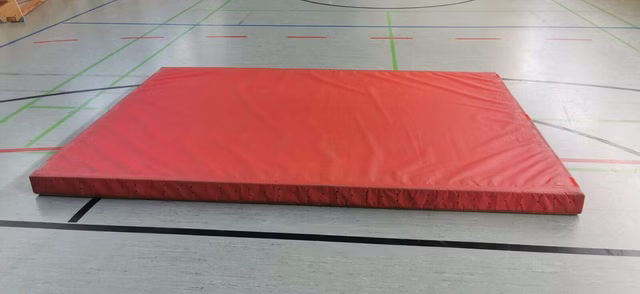 Niedersprungmatte 3 x 2m Sportmatte Turnmatte rot 13cm h, Orig. Reuther Np669 €