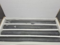 23342.jpg Keramisches Mantelstrahlrohr 514736 Länge 1520 mm Außendurchmesser 128 mm
