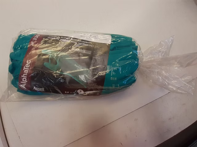 12 Paare Ansell Alphatec 58-330 Nitril 12x Chemikalienschutzhandschuhe Größe 7