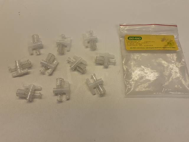 10x Bio-Rad 7328102 Stopcock Lock 2-Way Luer 2-way stopcock Luer 1x10