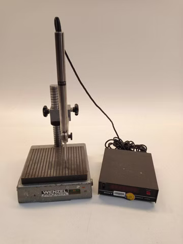 SONY Magnesscale Messtaster DG100N Linearsensor + Sony LY101A Digitalanzeige + Stativ