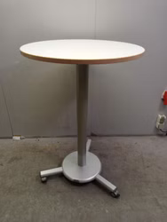 24328_8.jpg Haworth Meetingtisch Tisch Besprechungstisch höhenverstellbar Ø 80 cm weiß