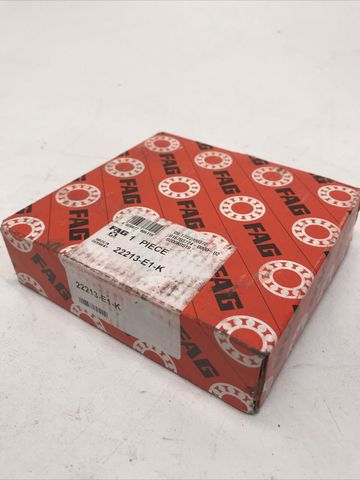 Сферический роликовый подшипник FAG 22213-E1-K, шариковый подшипник 22213-E1-K 65x120x31mm