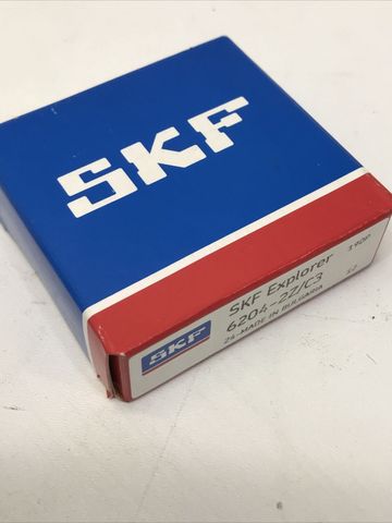 5x SKF Deep Groove Ball Bearings 6204-2Z/C3 20x47x14 mm 6204 2Z ZZ C3