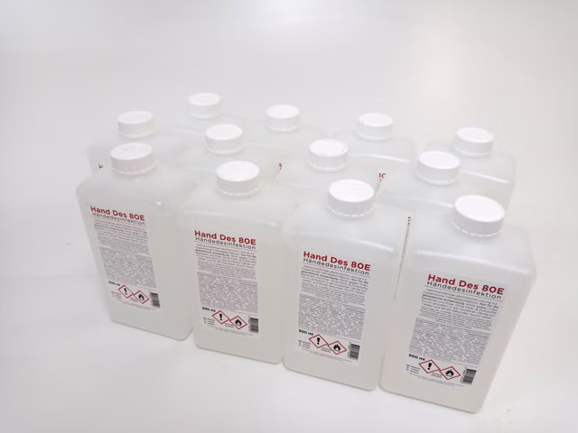 12x500ml Des 80E Desinfektionsmittel Desinfektion Händedesinfektionmittel (6,50/l)