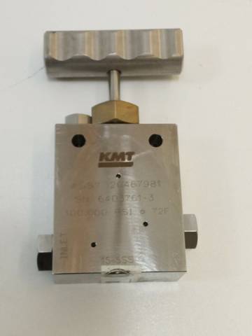 KMT Assy 20467981 Ручной клапан 100 000 PSI с рукояткой 15-5SS