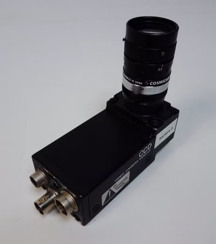 Sony CCD Camera XC-75CE + Cosmicar Pentax TV Lens 25mm 1:1.4 + X2 TV extender