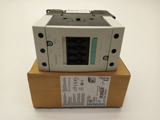Контактор SIEMENS 3RT1045-3BB40, силовой контактор AC-3 80A, 37 kW E:05