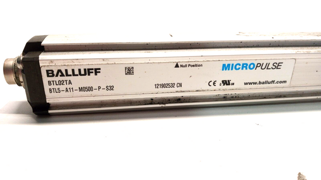 BALLUFF MicroPulse Linear Position Sensor BTL5-A11-M0500-P-S2,Position Measurement System, BTL02TA