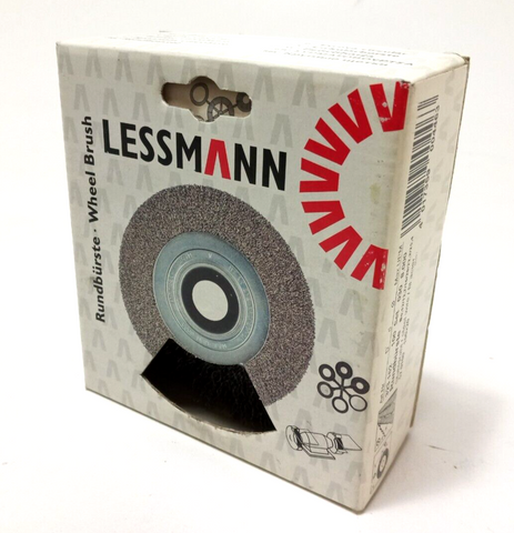 Lessmann, круглая щётка, 323.162, дисковая щётка, стальная проволока, 100x20