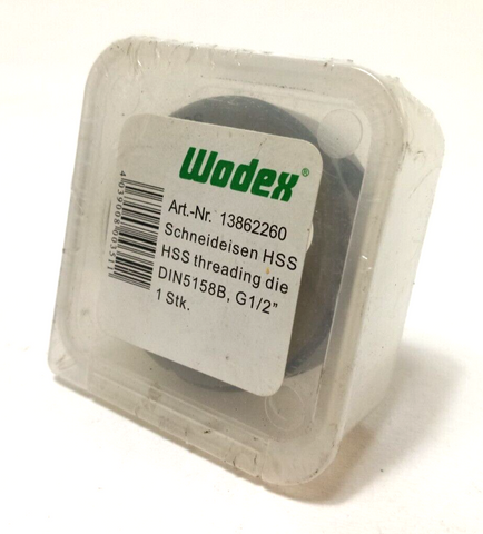 Wodex, 13862260, развертка HSS, DIN5158B, G1/2", круглая развертка