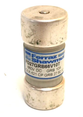 Ferraz-Shawmut Protistor Fuse FD27GRB66V10T 660V DC 10A