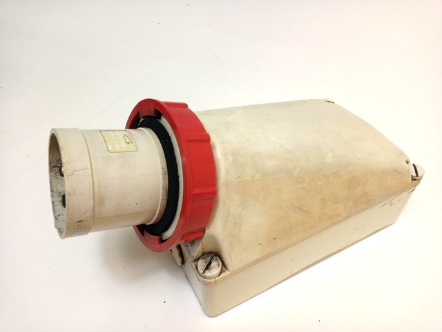 Mennekes Type 368 Wall Plug 125A, 3p, 6h, 380V, Wall Socket, Plug