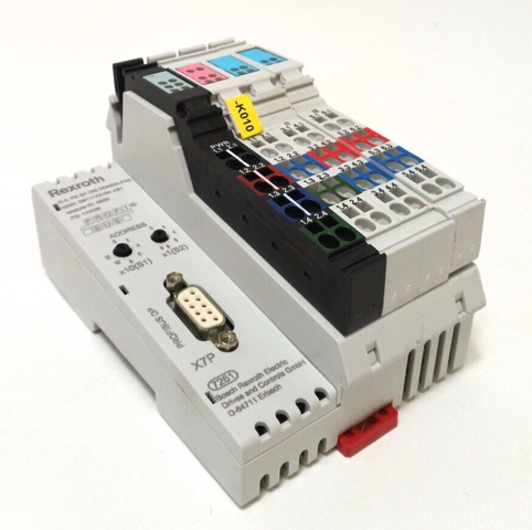 Rexroth R-IL PB BK DI8 DO4/CN-PAC, R911172194-AB1, сопряжитель Profibus