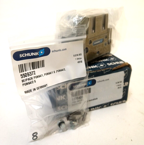 Schunk 370400 PGN-64/1 AS Parallel Gripper 2 Finger Parallel Pneumatic PGN64/1AS