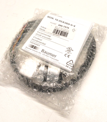 Baumer BDK Incremental Rotary Encoder  499-7576,  BDK 16.05A.0360-5-4
