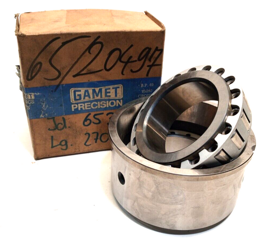 Gamet Bearing Высокоточные шарикоподшипники 65/20497 Ø130mm Наружное кольцо, Ø81 mm внутреннее кольцо