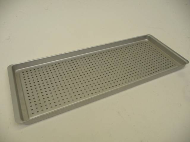Instrument tray instrument tray perforated aluminum