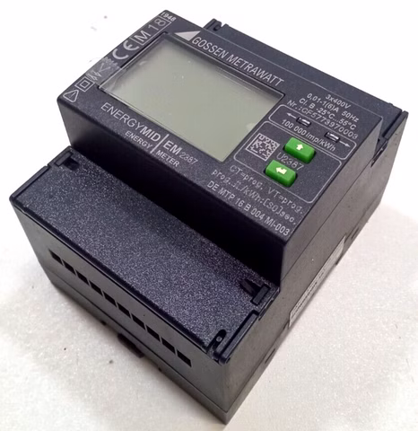 Gossen Metrawatt EM2387 Three-Phase Meter with Transformer Connection Digital