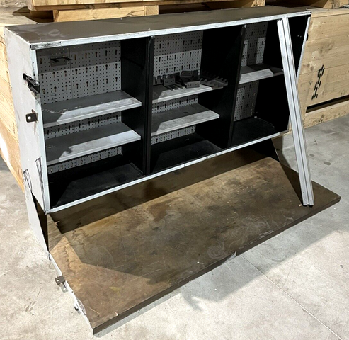 Шкаф для мастерской, деревянная столешница 135 x 26.5 x 64 cm, навесной шкаф Transporter