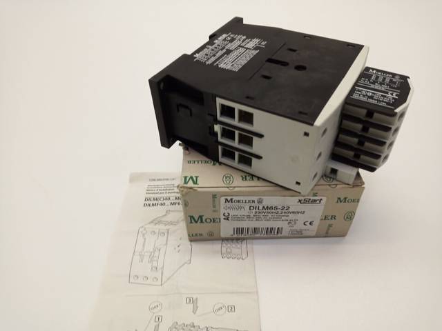 Силовой контактор Eaton Moeller DILM65-22 (230V 50Hz), 30 kW, 400V, новый
