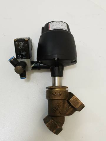 GEMÜ 554 Piston Control Valve  554-25D-1-9-51-1 W + Solenoid Valve Type 0324