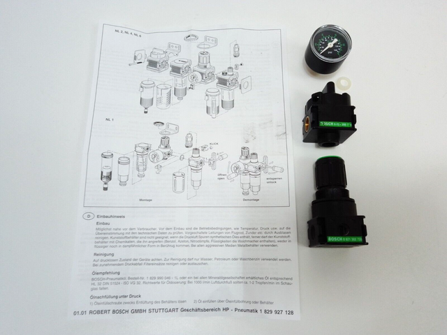 Bosch 0 821 302 735 Pressure Regulator Pneumatic Controller 0821302735