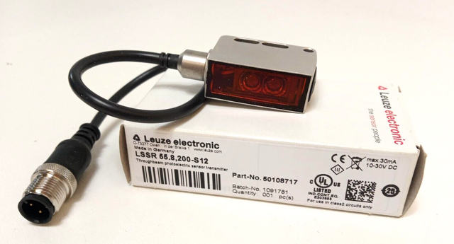 Leuze Photoelectric Sensor LSSR 55.8,200-S12 Light Sensor